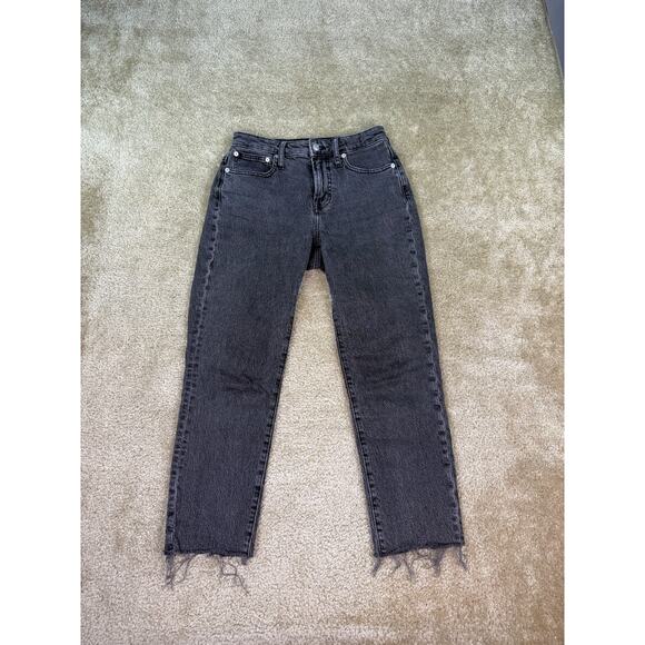 Madewell Denim - Madewell Womens Dark Gray The Curvy Perfect Vintage Jean Size 24P B641